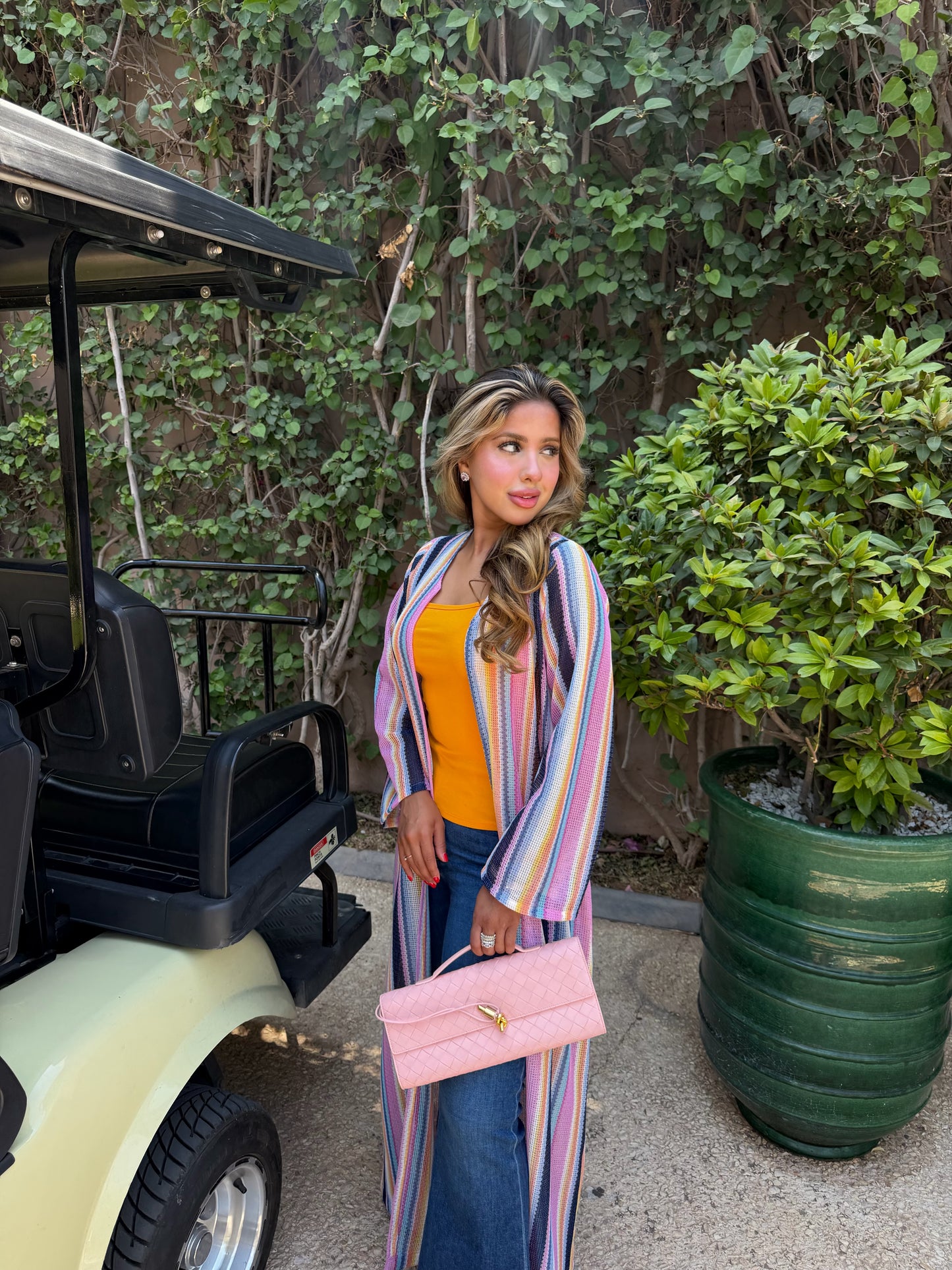 rainbow stripe cardigan