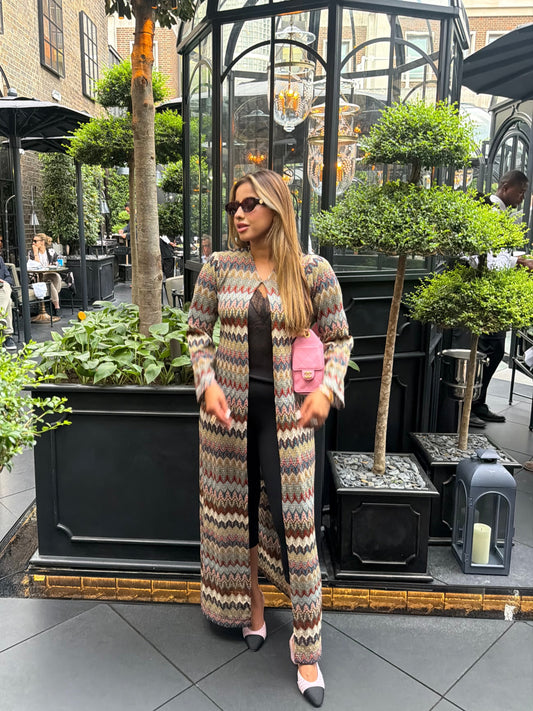 Chevron Cardigan