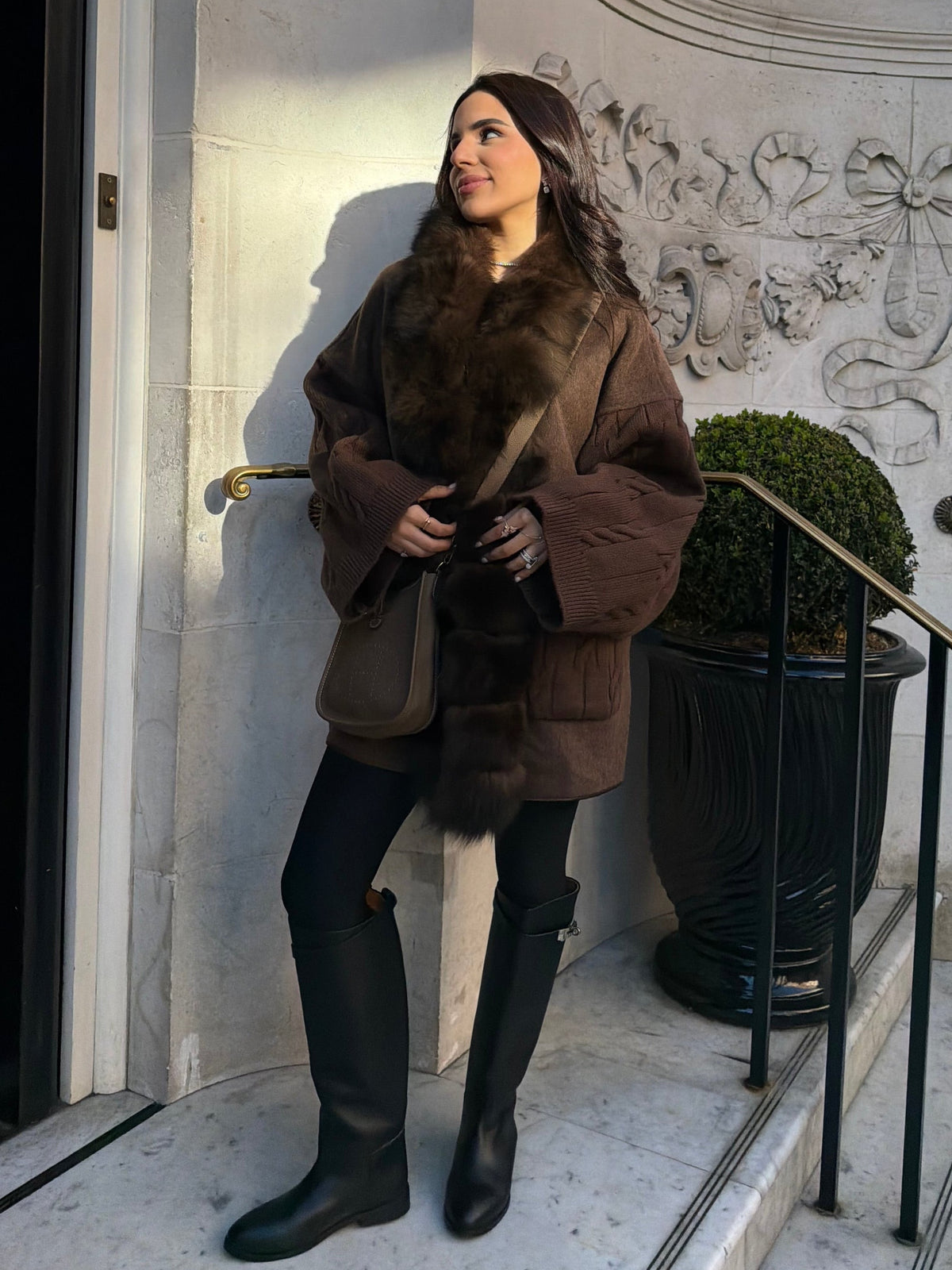 Elle wool coat