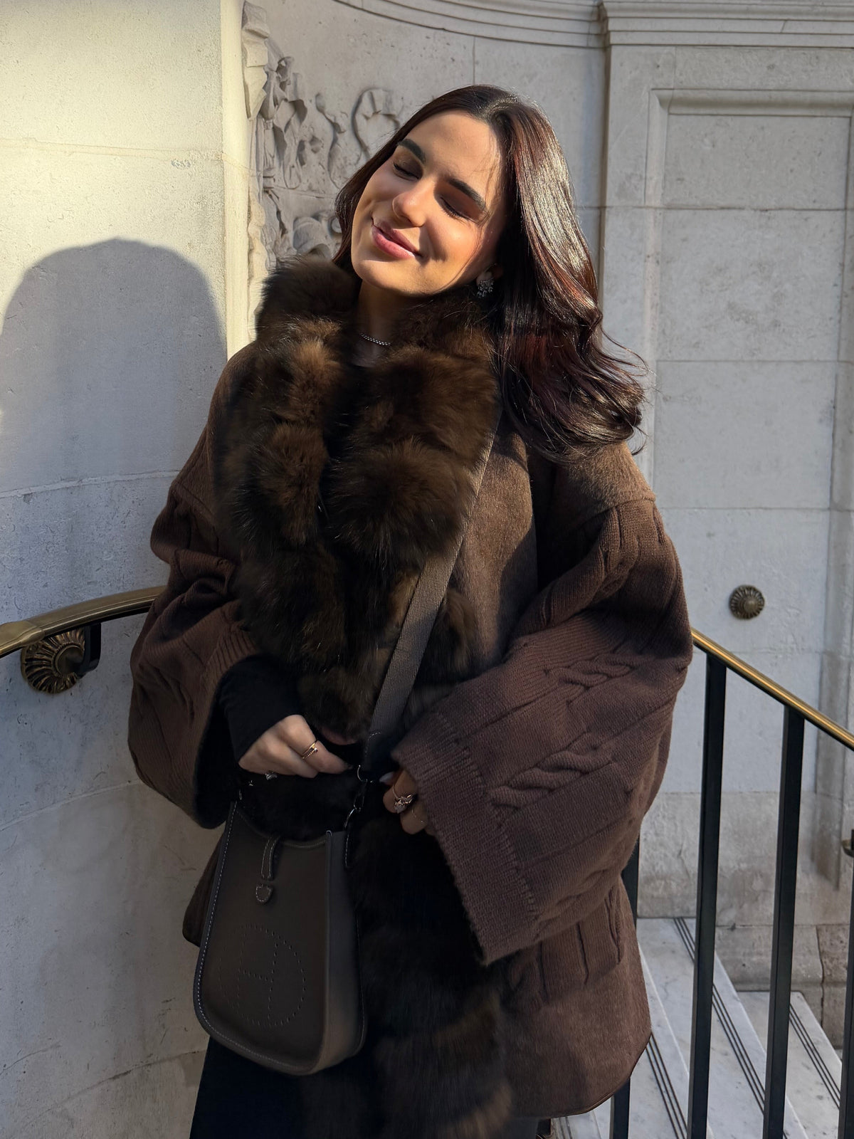 Elle wool coat