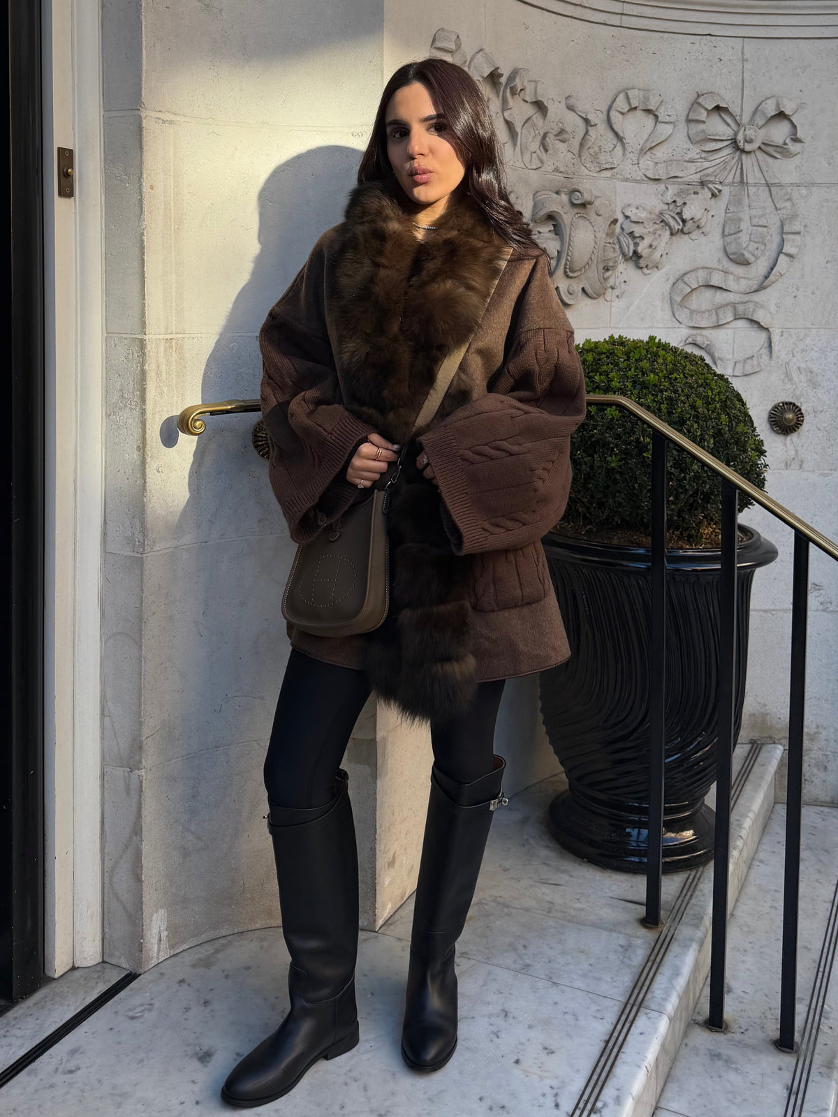 Elle wool coat