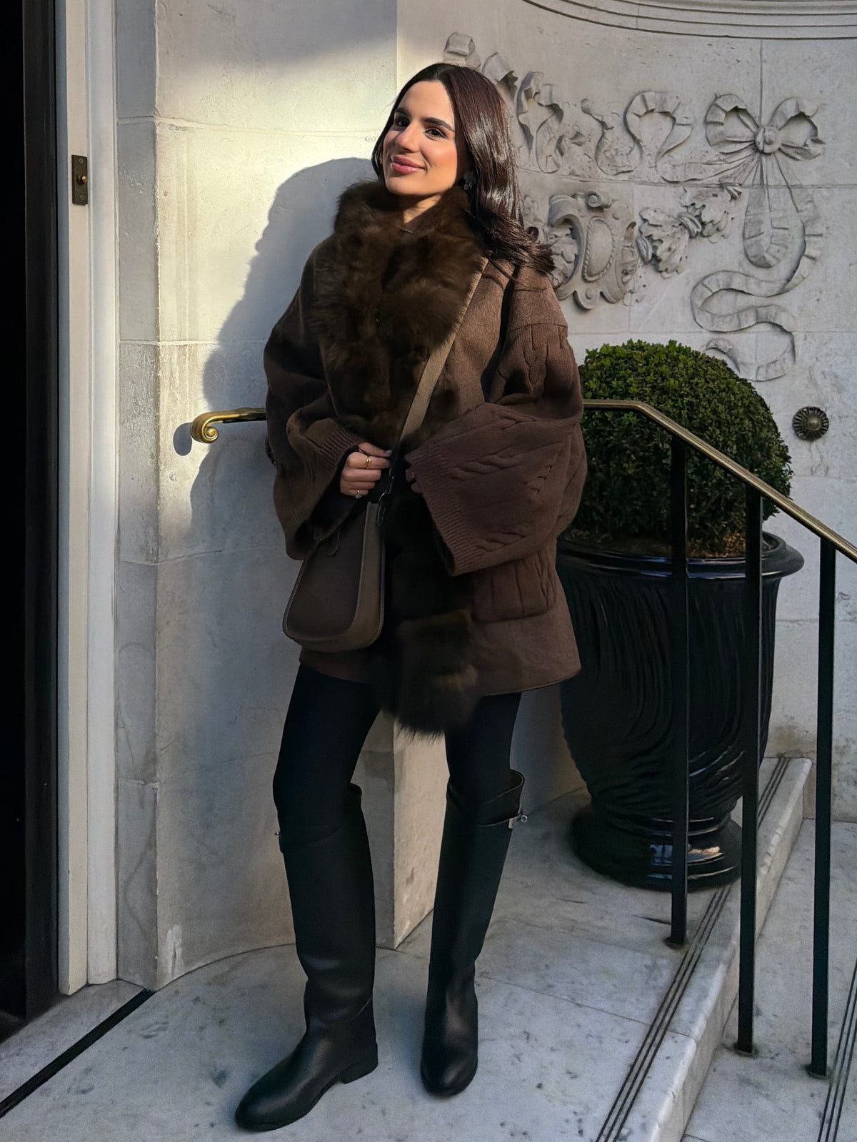 Elle wool coat