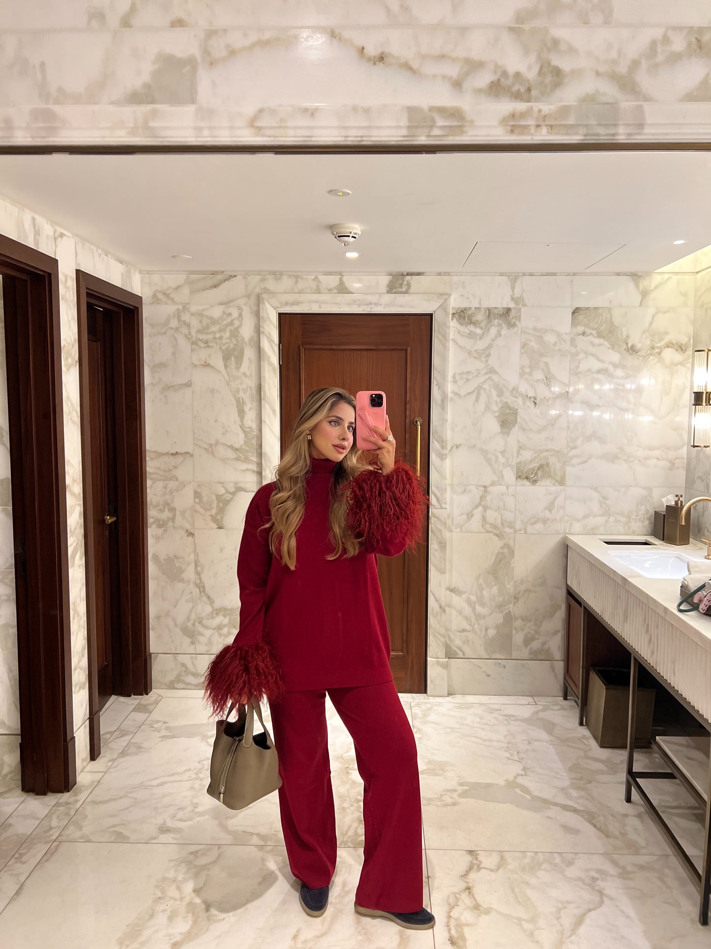 Margot mohair knit set