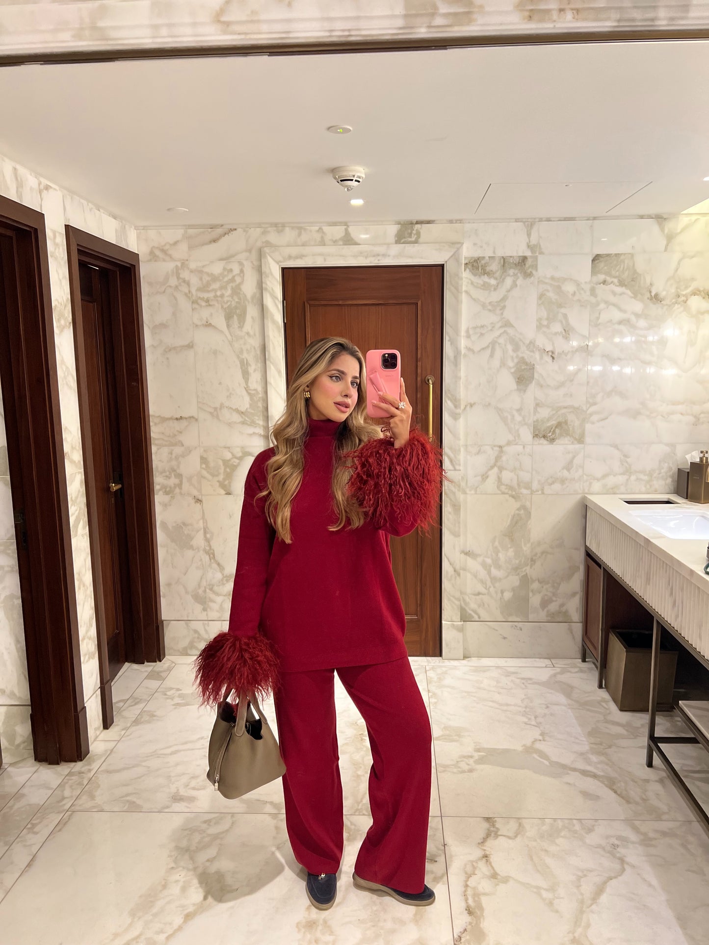 Margot mohair knit set