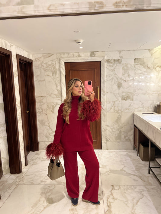 Margot mohair knit set