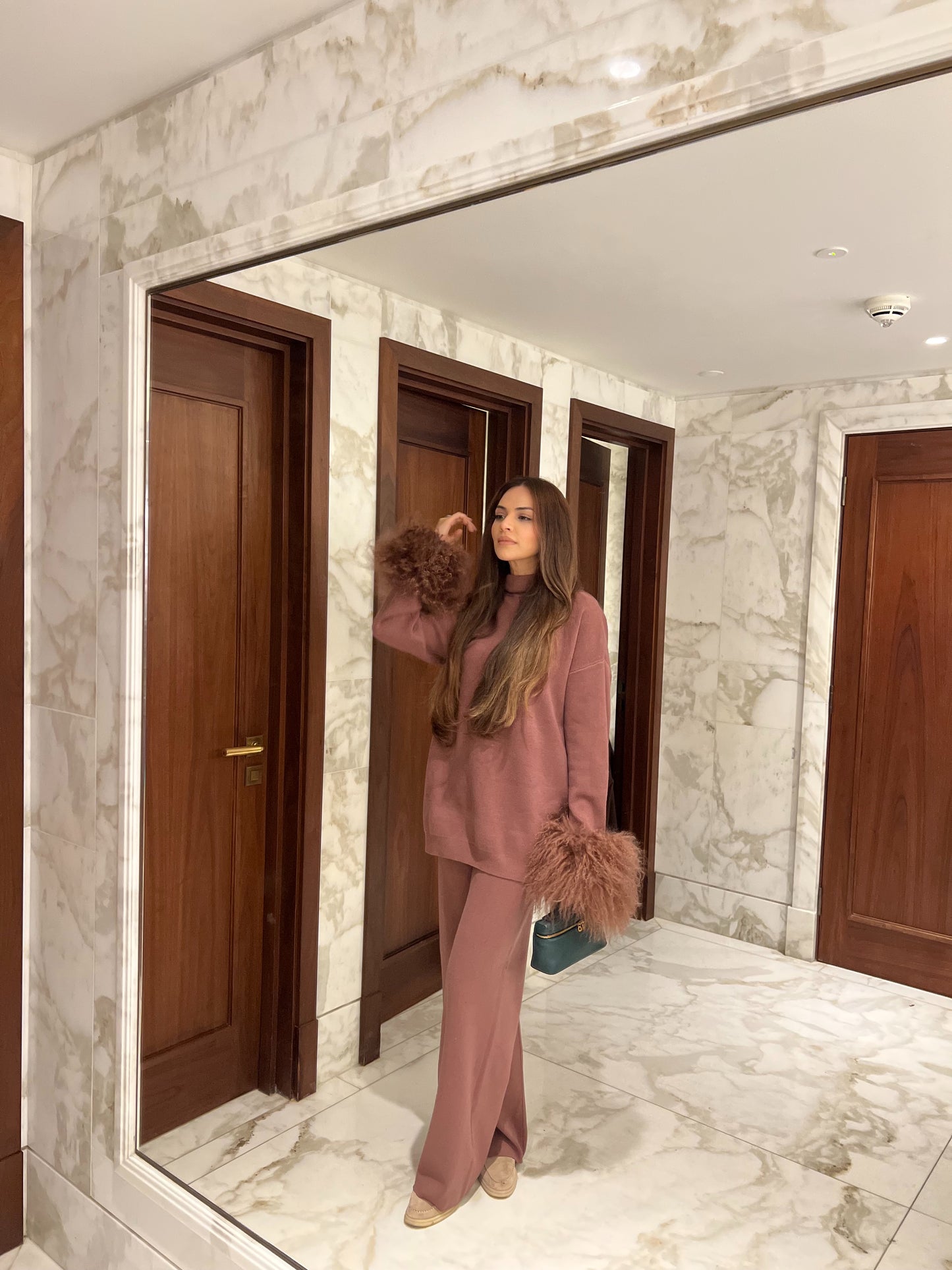 Serafina mohair knit set