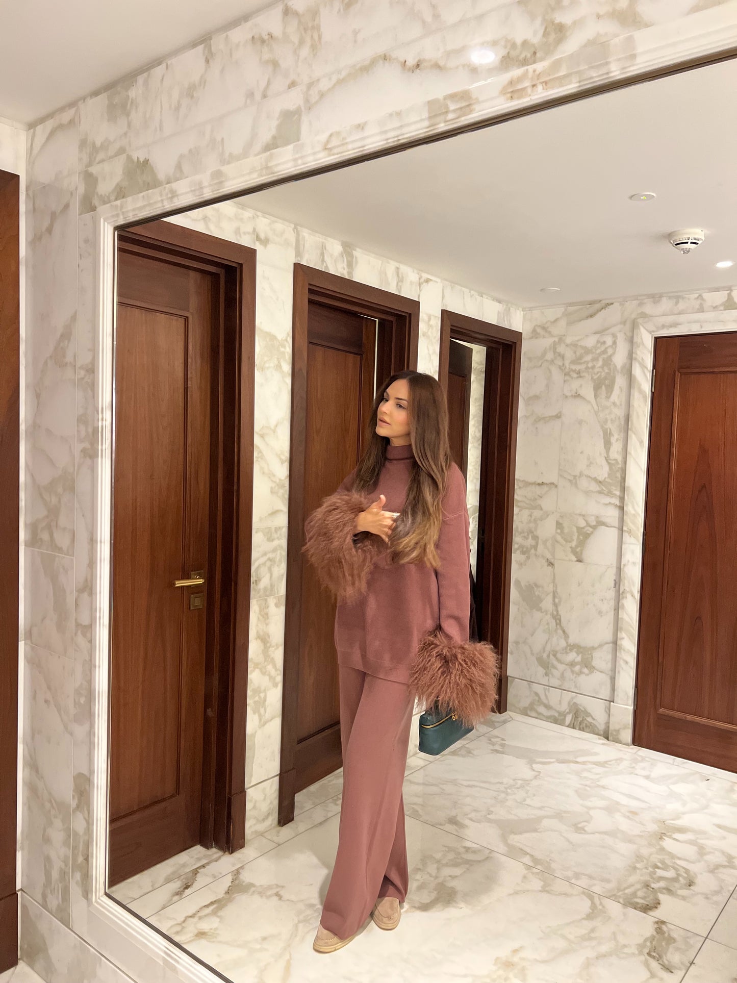 Serafina mohair knit set