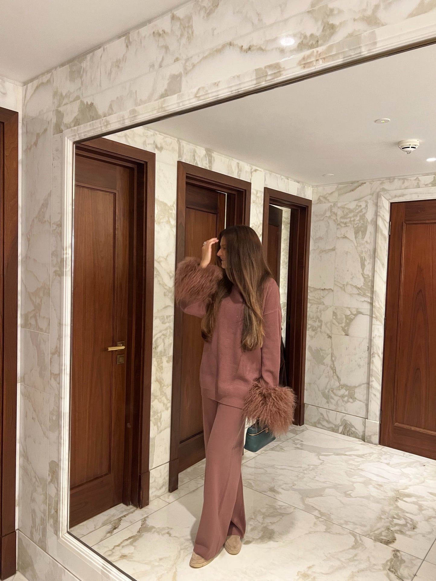 Serafina mohair knit set