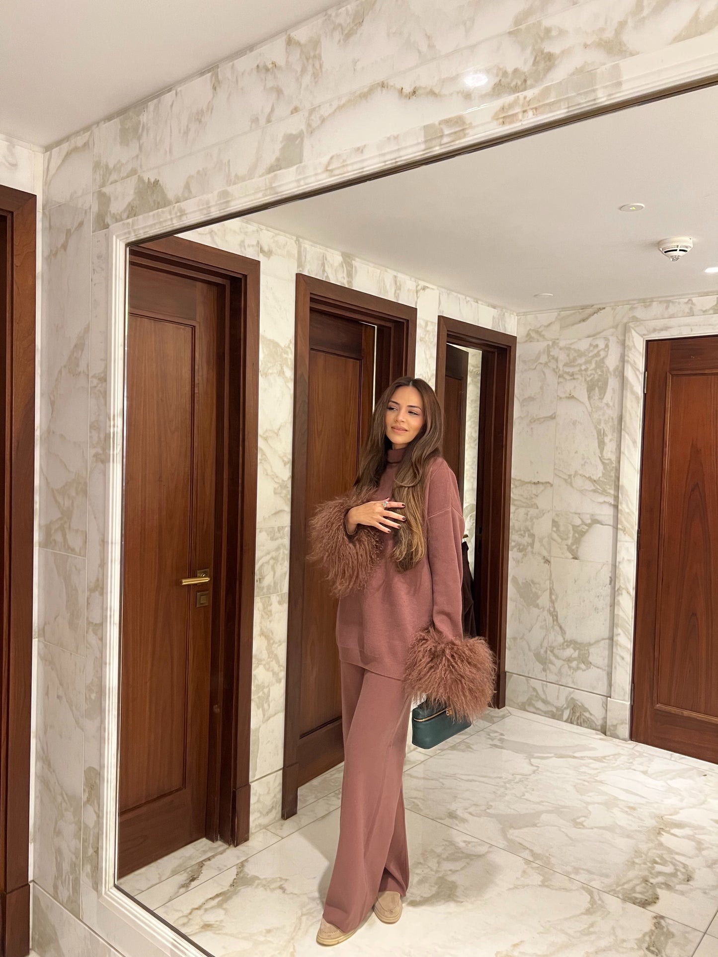 Serafina mohair knit set