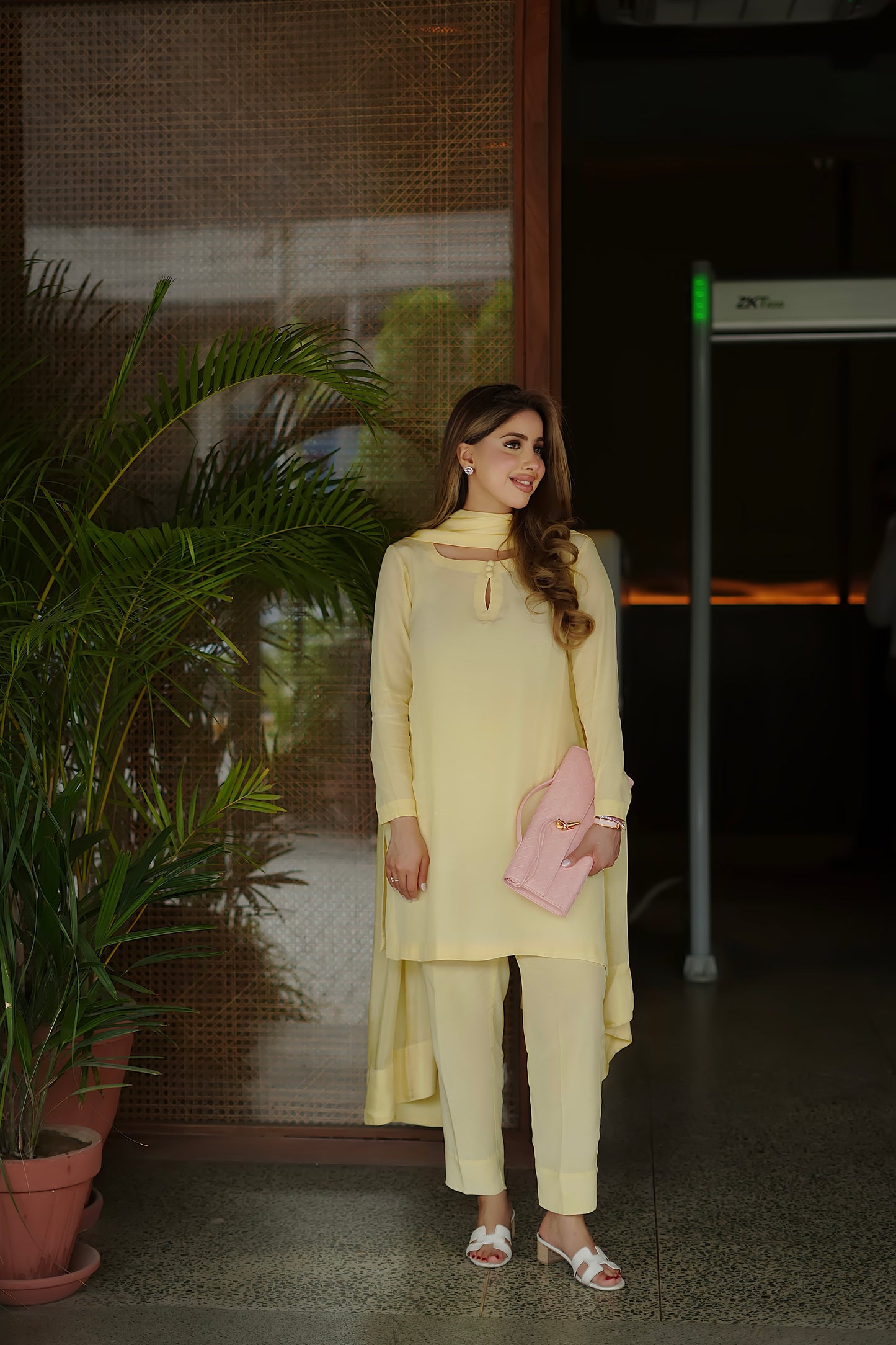 Lemon twill set