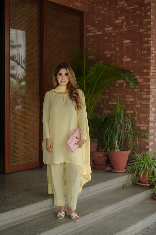 Lemon twill set