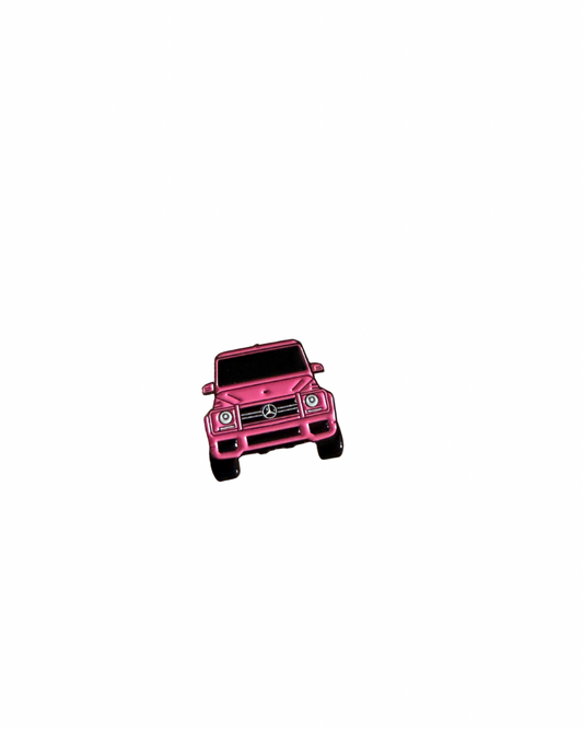 Pink G wagon metal sticker